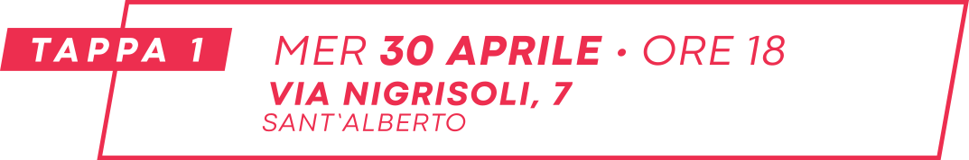 Tappa 1 - 30 aprile